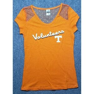 Creative Apparel Concepts T-Shirt Womens M Orange Tennesse Volunteers V-Neck